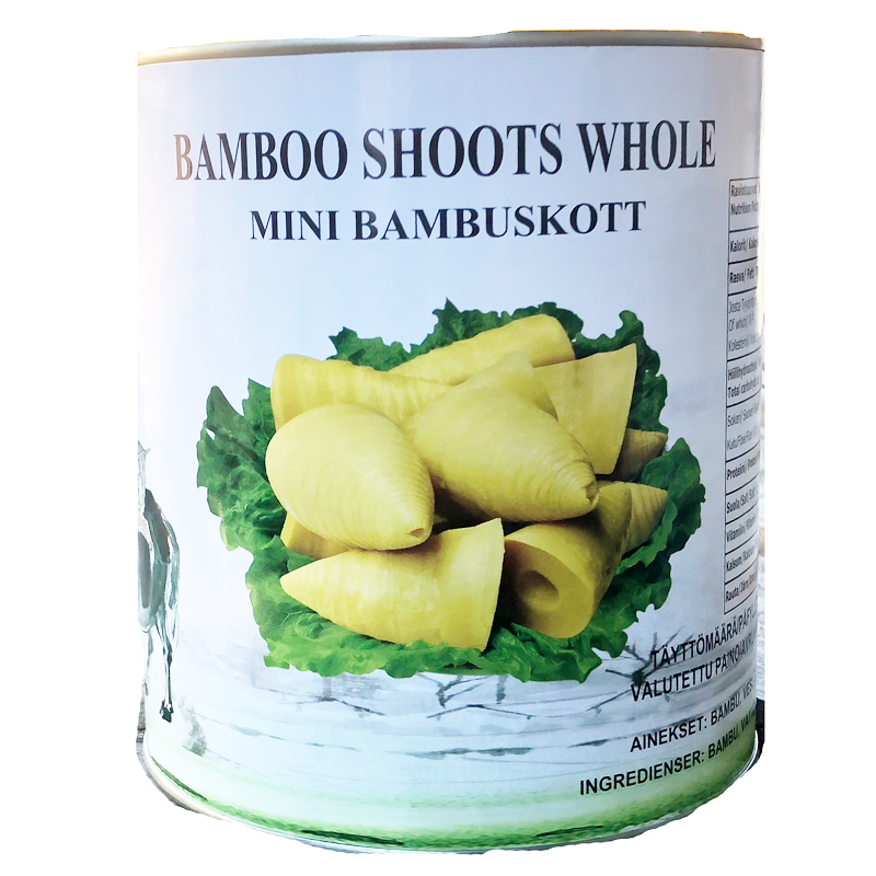 Bamboo shoots whole （Tips） 2950g*6 | 笋尖 / 箱