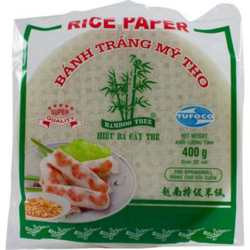 Bamboo Tree Rice Paper Round 400g | 竹树牌 越南圆形米纸 400g