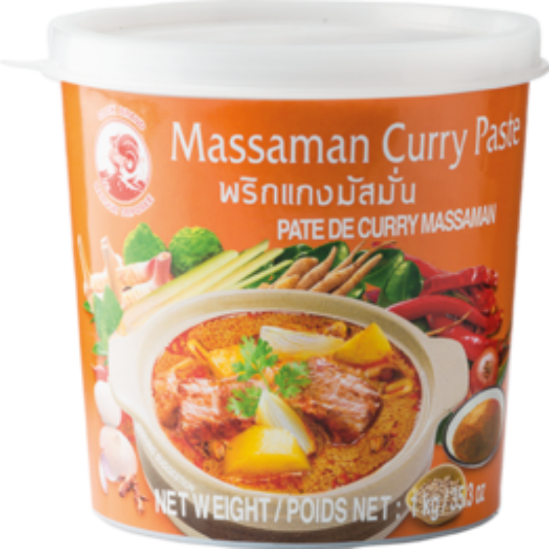 Cock Brand Massaman Curry Paste 1kg | 公鸡牌 咖喱 / 罐 (Massaman) 