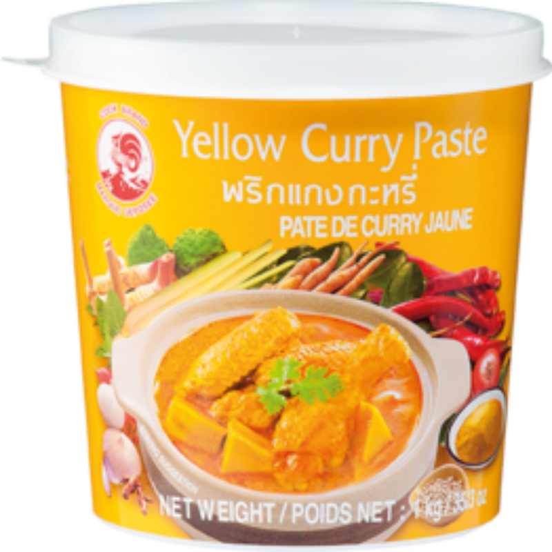 Cock Brand Yellow Curry Paste 1kg | 公鸡牌 咖喱 / 罐 (黄)