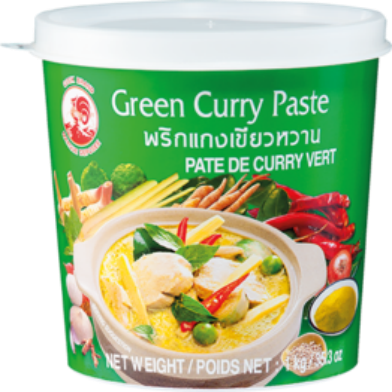 Cock brand Green Curry Paste 1kg | 公鸡牌 咖喱 / 罐 (绿)