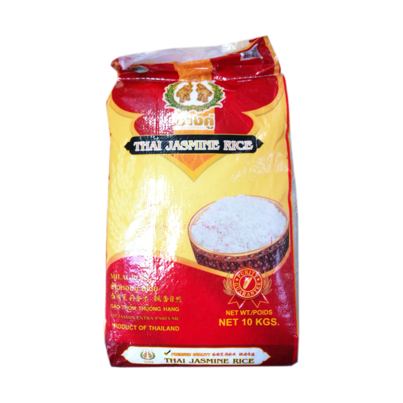 Double Elephant Thai Jasmine Rice 20kg | 双象 泰国茉莉香整米 20kg