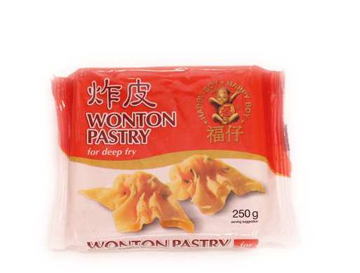 HAPPY BOY WONTON PASTRY for deep fry250G | 福仔 炸云吞皮 250g