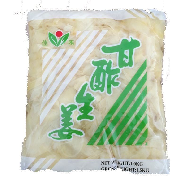 G&amp;C Ginger Pickled 1kg | 佳禾牌 寿司姜片 1kg