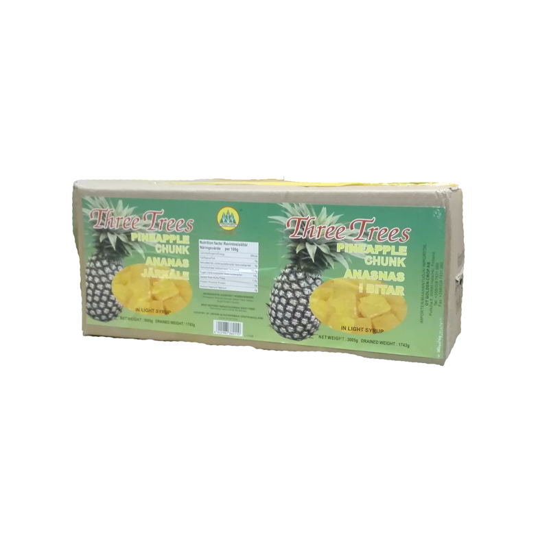 Pineapple Chunks 3005g*6 | 菠萝块 / 箱