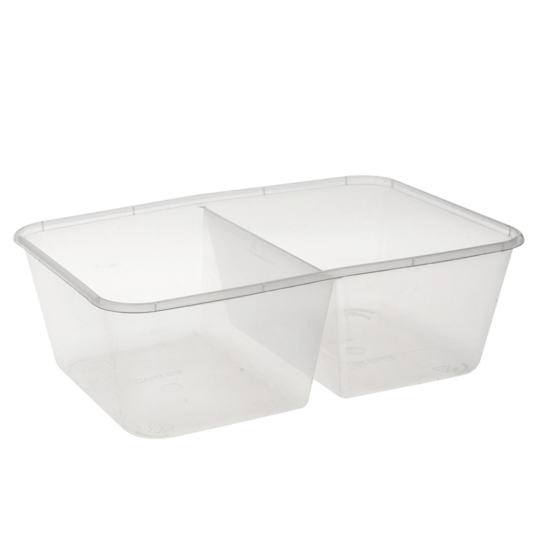 Take Away Box 750ml (2 Part)(250sets) | 中餐外卖盒 750ml / 箱 (2格)