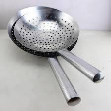 Strainer 26cm with Hole | 10寸 不锈钢笊篱 [带洞]