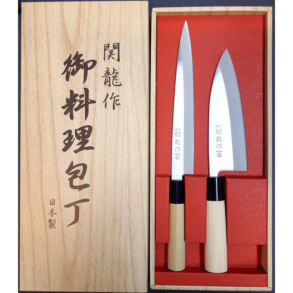 Sashimi+Deba Knife Set | 日本鱼生刀套装 (2把)
