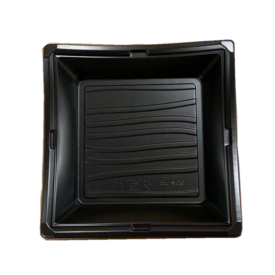 BF40 Sushi Box(Black)50sets/Bag | BF40 寿司外卖盒 (黑色底)50套/ 包