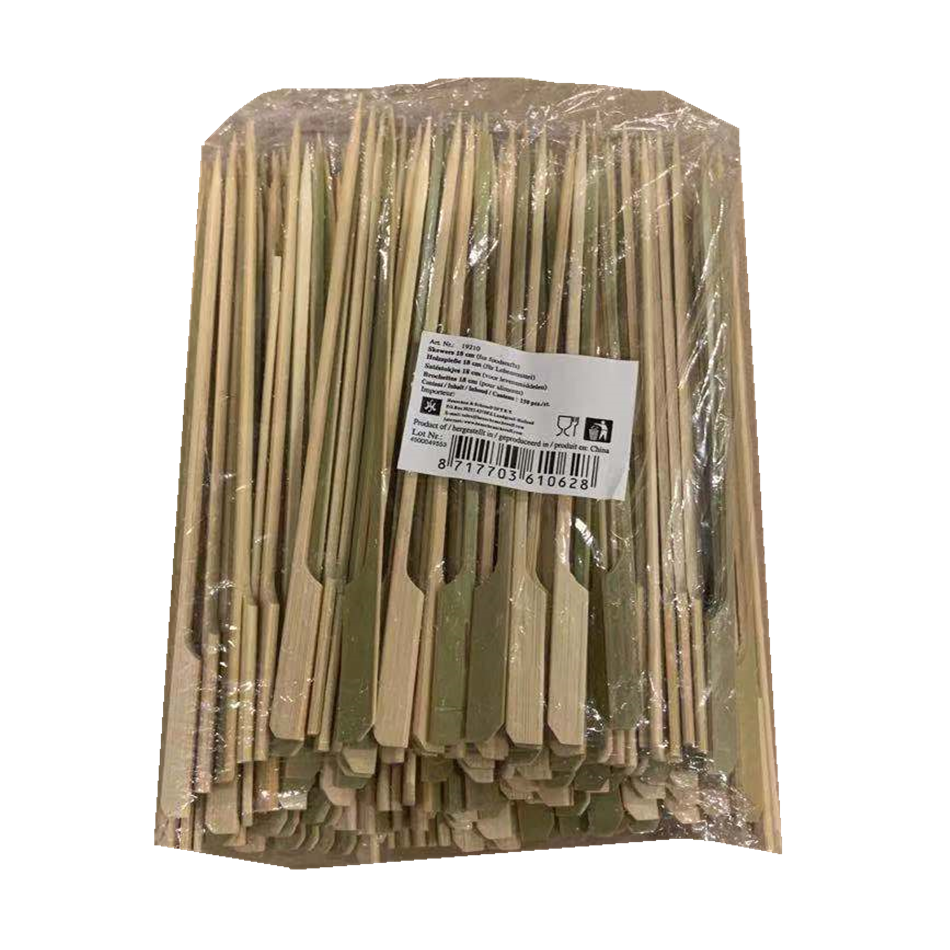 Pointed Bamboo Stick 18cm*250Pcs | 带把 竹签 250支 [18cm]