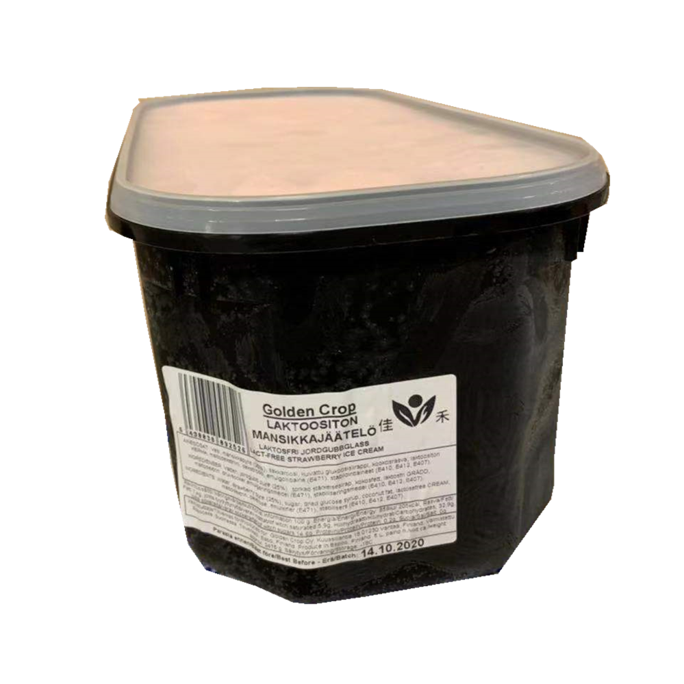 [Strawberry] Ice Cream (Finland - No Lactose) 5L | 草莓味 冰淇淋(芬兰产 - 不含乳糖) 5L