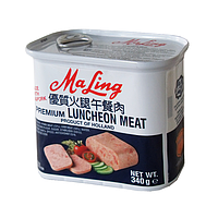 Ma Ling Luncheon Meat Square 340g | 梅林 午餐肉 340g