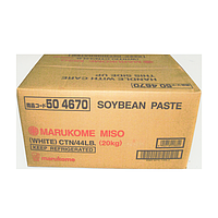 Marukome White Miso Paste 20kg | Marukome 白味增 / 箱