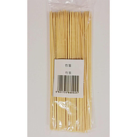 No Pointed Bamboo Stick 18cm*2.5mm*100Pcs | 无把 竹签  / 包 [18cm]