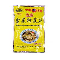 FISH WELL preserved vegetable shred with potherb mustard 350g | 鱼泉 雪菜榨菜丝 350g