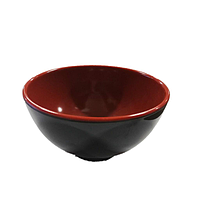 Melamine Black bowl 4.5 | 密胺黑色汤碗 4.5寸