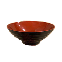 Melamine Red-Black bowl 9 '' | 密胺红黑拉面汤碗 9寸