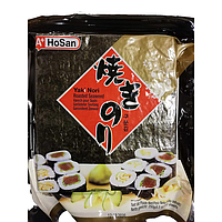 HOSAN Roasted Seaweed A+ Half Cut 200Pcs/250g | 韩国寿司紫菜A+ 半切 (200张/250g / 包)