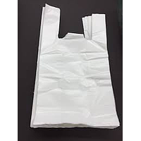 HD white T-shirt bags 10L | 外卖袋(背心型) 10L 