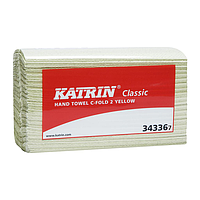 Katrin Hand Towel C-fold 2 Yellow, 2 Layer  | 厨房擦手纸 双层 黄色