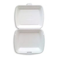 Foam Container L (1 part) 125Pcs/bag | 泡沫外卖盒(大)/ 条